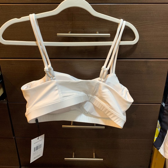 AYBL Essential Bandeau Sports Bra -White - Picture 4 of 5